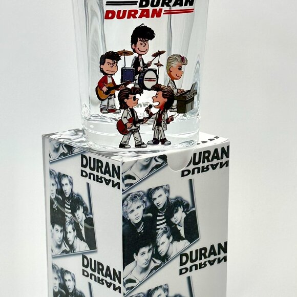DURAN DURAN/Peanuts Mashup Shot Glass set of 6 w/ Matching Gift Boxes - Picture 2 of 9